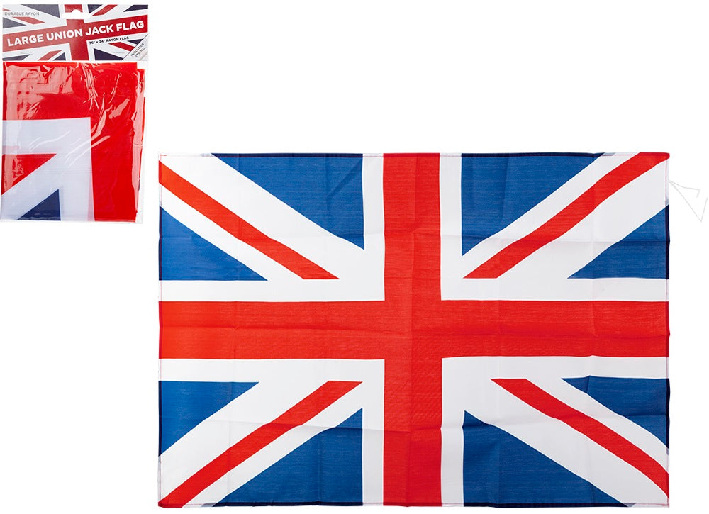 Union Jack Rayon Flag 36 x 24