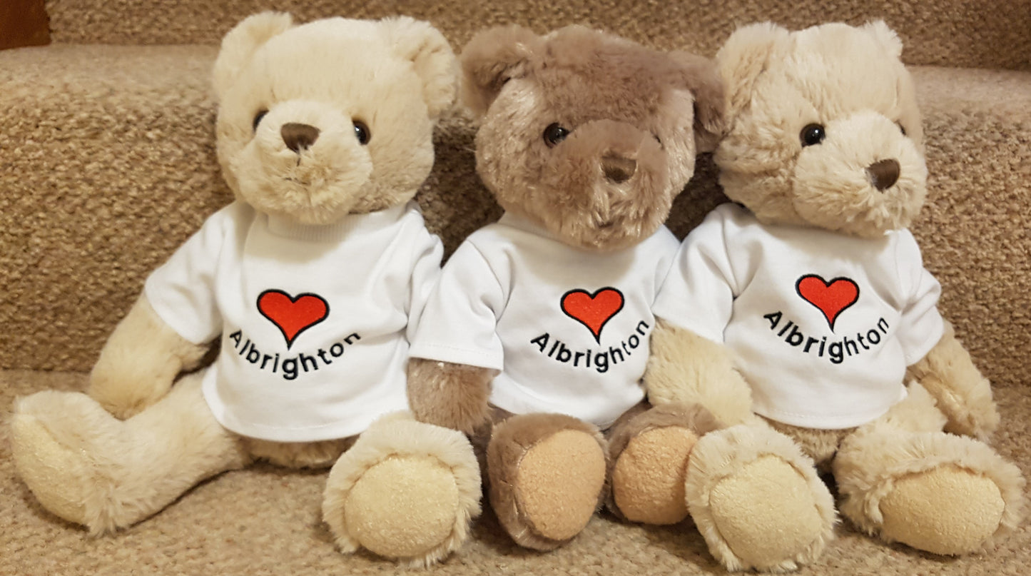 Albrighton Personalised Standard Bear