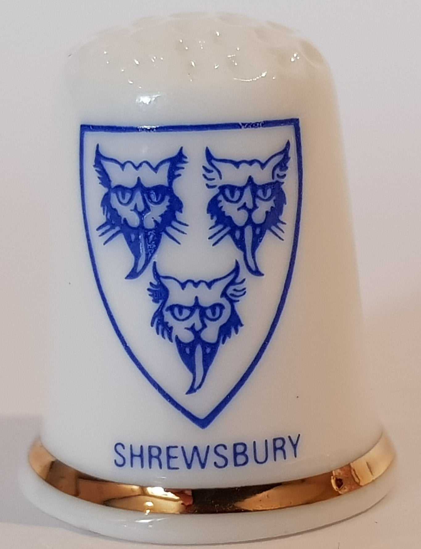 Shrewsbury China Thimble Logo