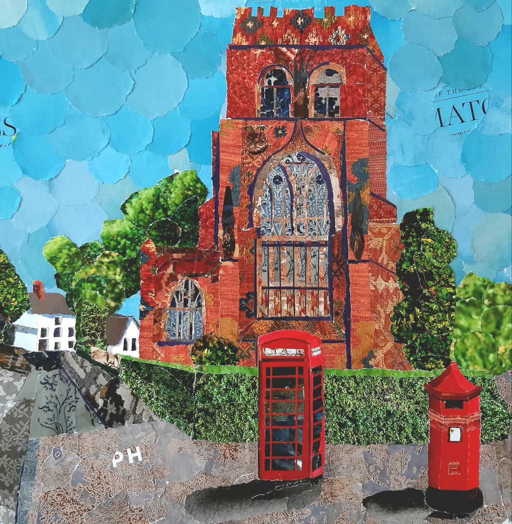Shrewsbury Abbey Greetings Card Designed by Lyn Evans