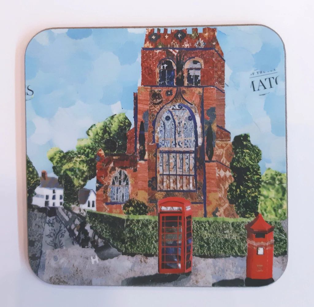 Shrewsbury Abbey Coaster Designed by Lyn Evans