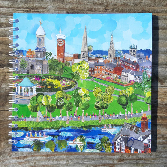 Quarry Park Shrewsbury Notebook Designed by Lyn Evans