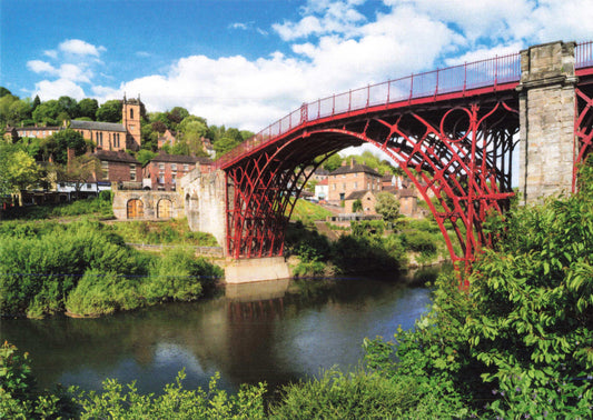 The Iron Bridge and the River Severn Post Card