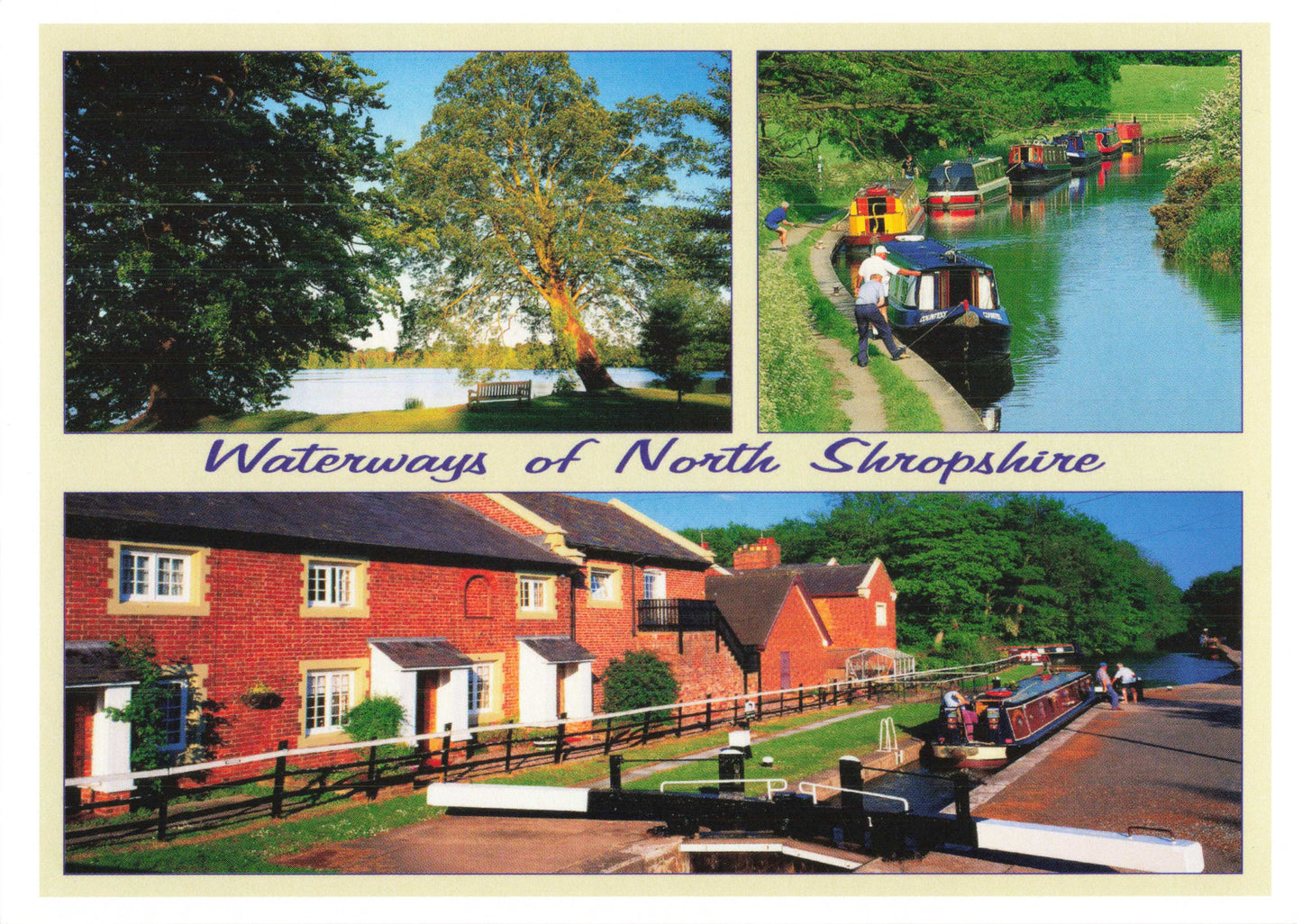 Waterways of North Shropshire Postcard