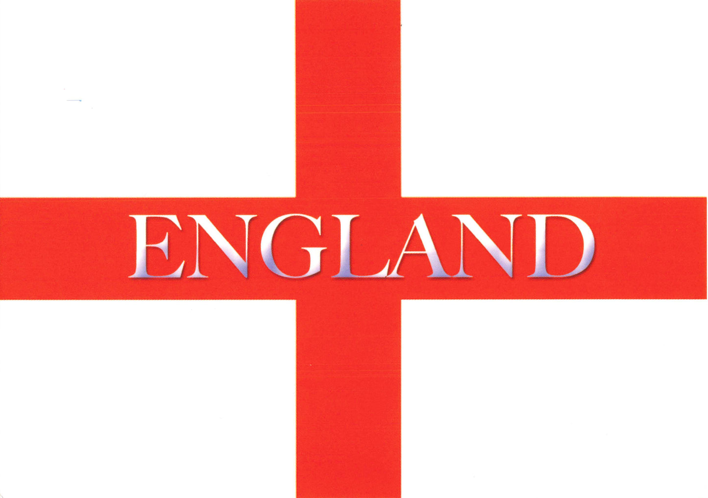 England Flag Postcard
