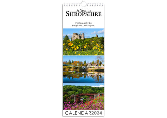 Slimline Shropshire 2024 Calendar