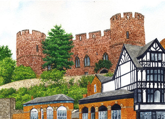 Shrewsbury Castle Blank Shrewsbury Greetings Card