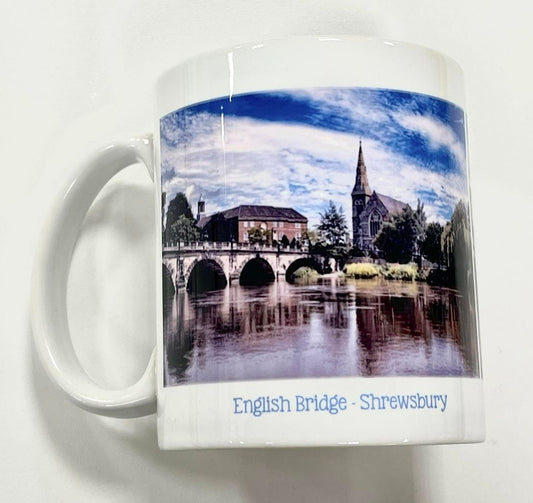 Mug - Shrewsbury English Bridge River Severn