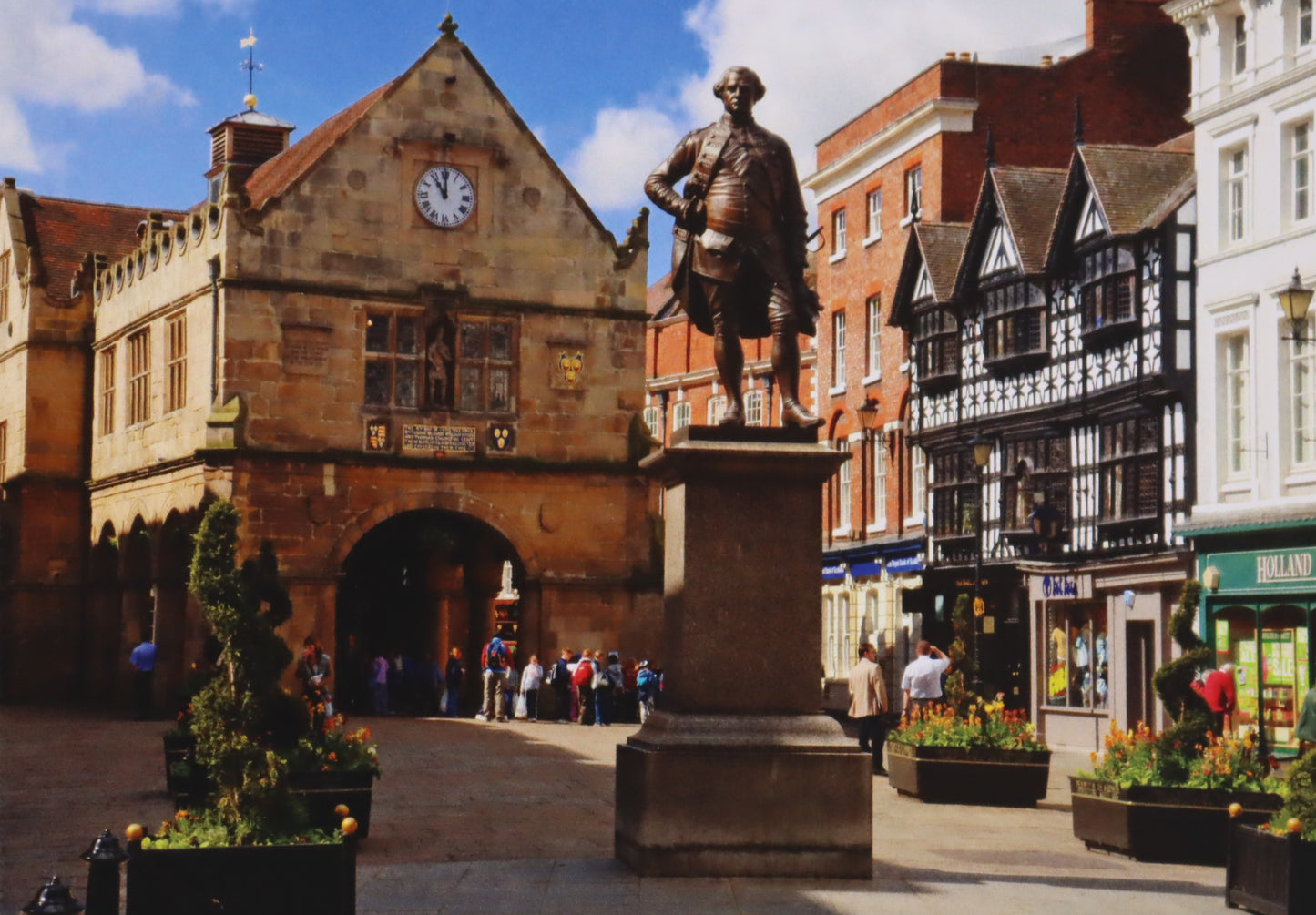 The Square Blank Shrewsbury Post Card
