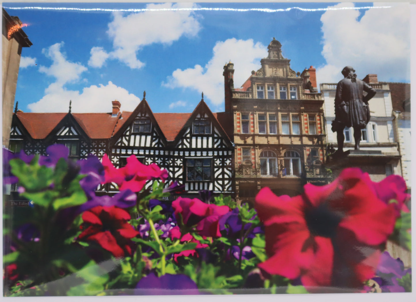Summer in the Square Blank Shrewsbury Greetings Card
