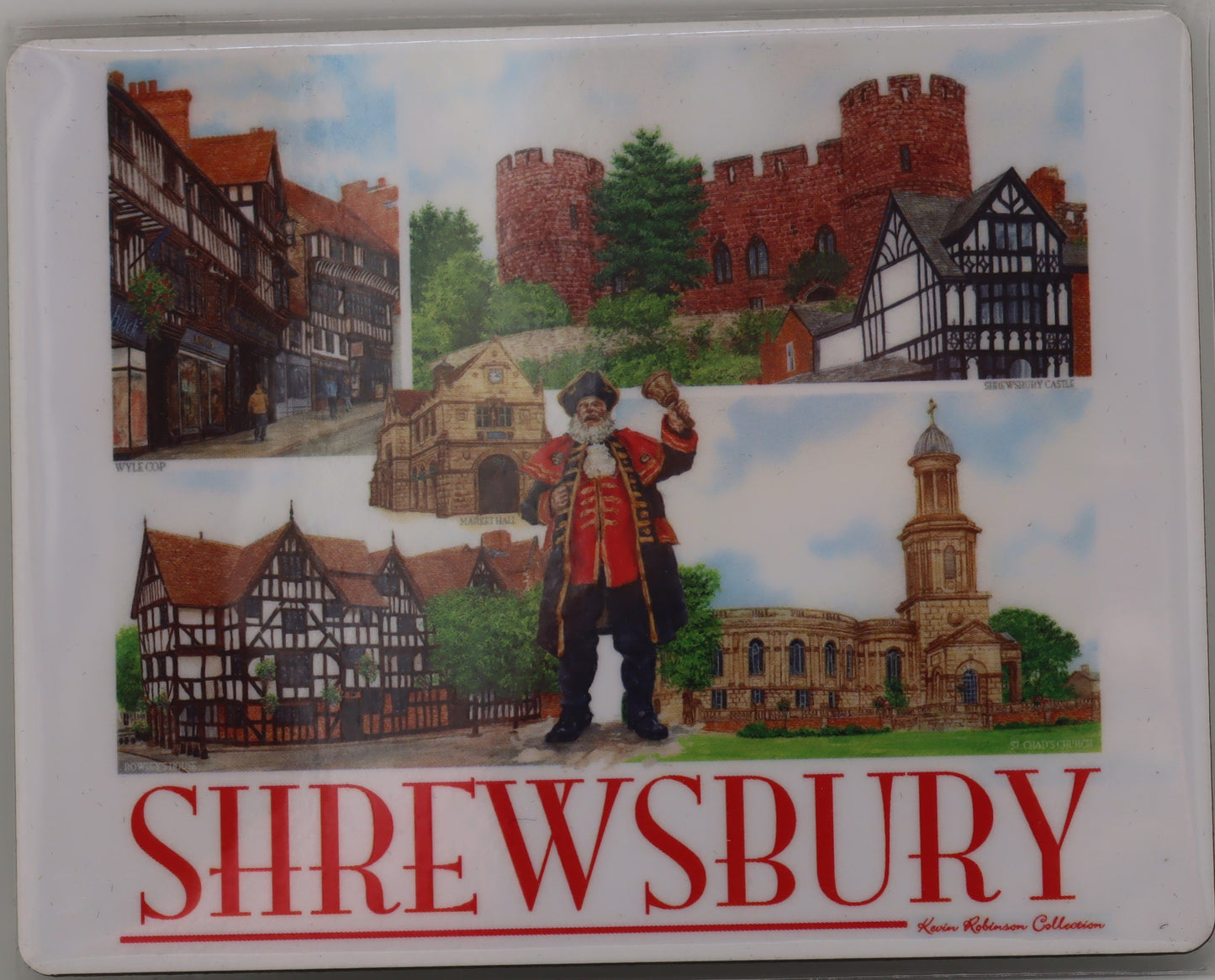 Iconic Images Blank Portrait Shrewsbury Coaster