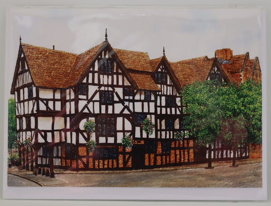 Rowley's House Blank Shrewsbury Greetings Card