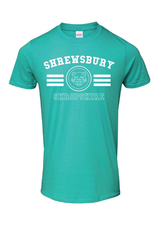 Shrewsbury Tiger T-shirt - Jade - 2XL