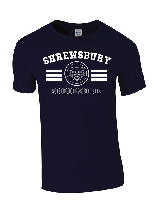 Shrewsbury Tiger T-shirt - Navy - XL