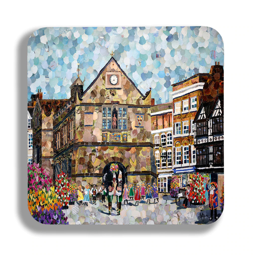 The Square Shrewsbury Coaster Designed by Lyn Evans