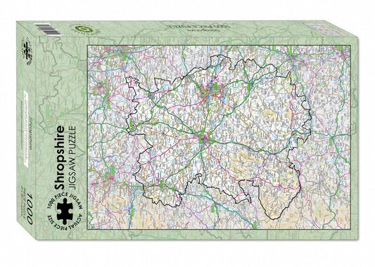 Shropshire county map 1000-piece jigsaw