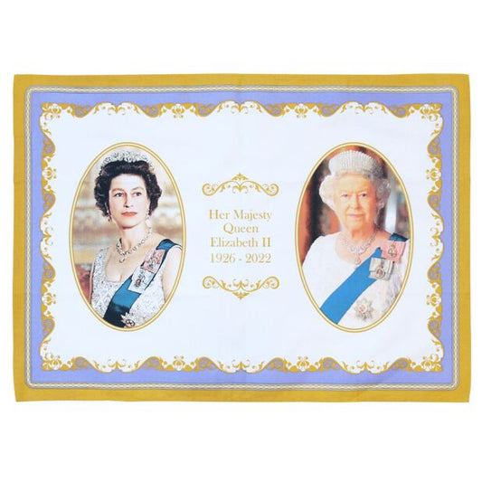 Her Majesty Queen Elizabeth II Commemorative Tea Towel