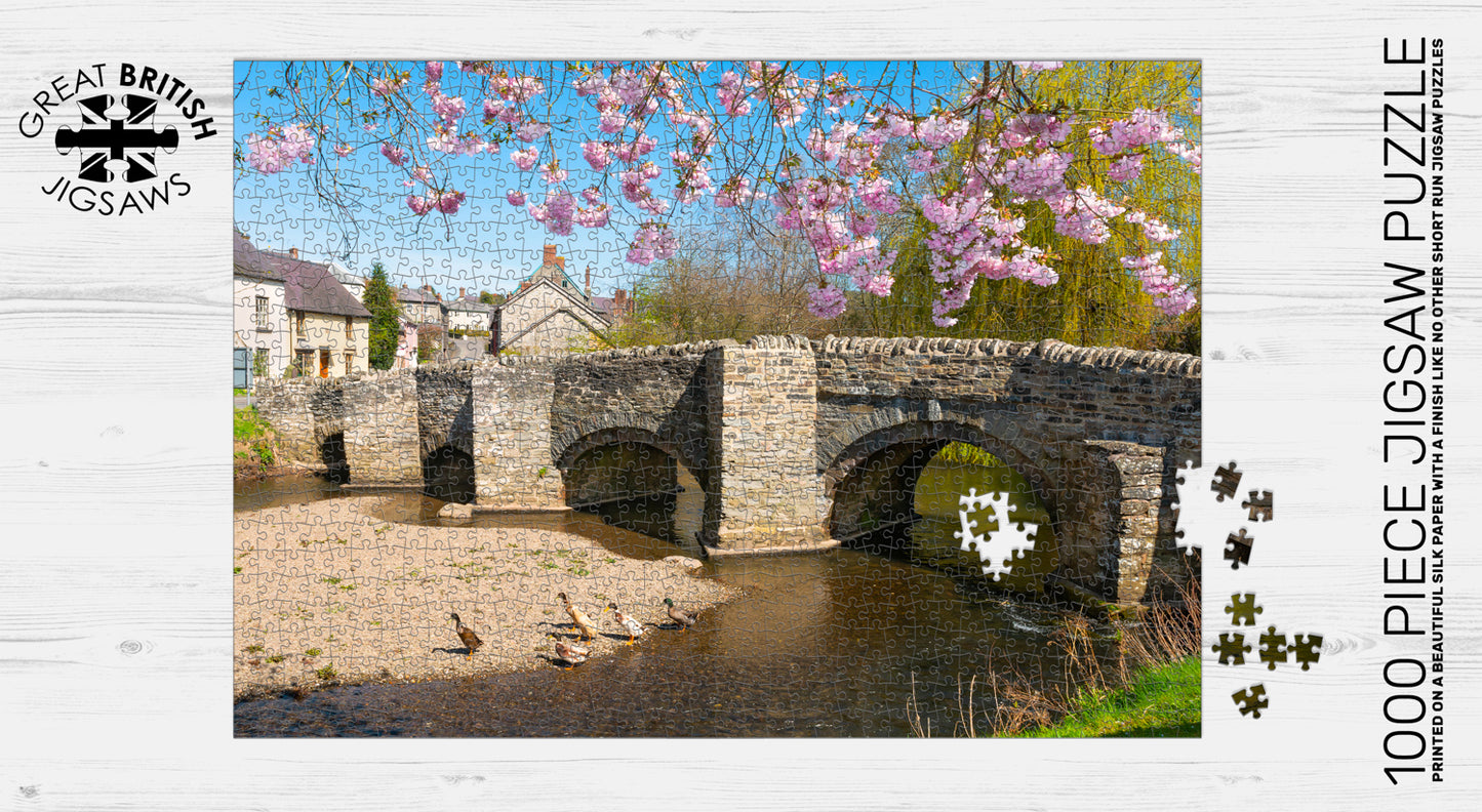 Clun Bridge Shropshire Jigsaw