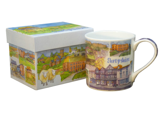 Shropshire Mug with Box - Emma Ball