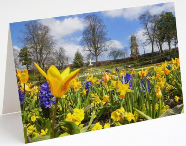 Springtime in the Dingle Blank Shrewsbury Greetings Card